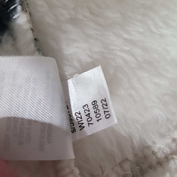 LOFT Fair Isle Mock Neck‎ Sherpa Top, Size Large - Picture 16 of 16